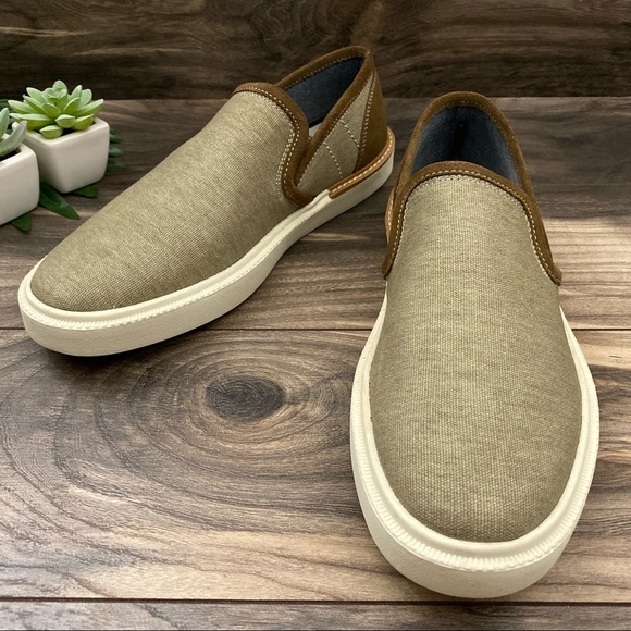 NIB Lucky Brand Dexter Washed Canvas Slip On - Picture 4 of 11